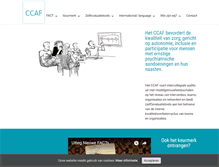 Tablet Screenshot of ccaf.nl